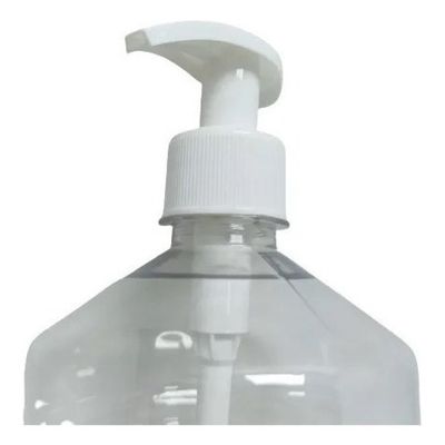 03 Frasco Saboneteira Pvc Incolor Válvula Pump 450ml Nobre