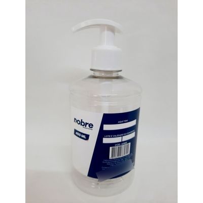 03 Frasco Saboneteira Pvc Incolor Válvula Pump 450ml Nobre