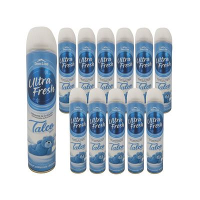 Odorizador Purificador Cheiro Ambiente Ultrafresh Talco 12un