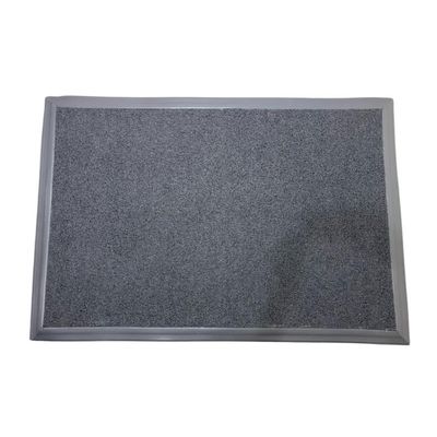 Tapete Sanitizante Kapazi Cinza Com Borda 5cm 90 X 130cm