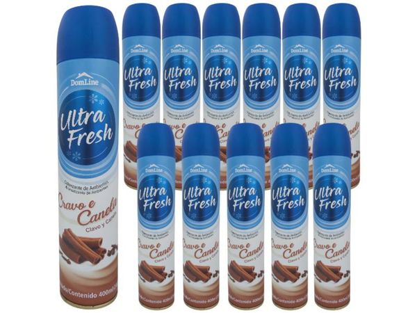 Odorizador Purificador Cheiro Ambiente Ultrafresh Cravo 12un