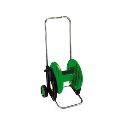 Suporte Mangueira Jardim Carrinho Enrolador Com Rodas Trapp