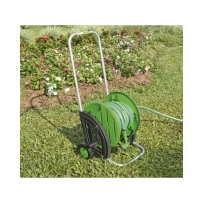 Suporte Mangueira Jardim Carrinho Enrolador Com Rodas Trapp