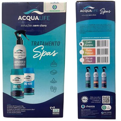Kit Tratamento Acqualife Sem Cloro Spa Ofuro Banheira Keep