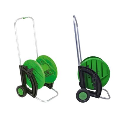 Suporte Mangueira Jardim Carrinho Enrolador Com Rodas Trapp
