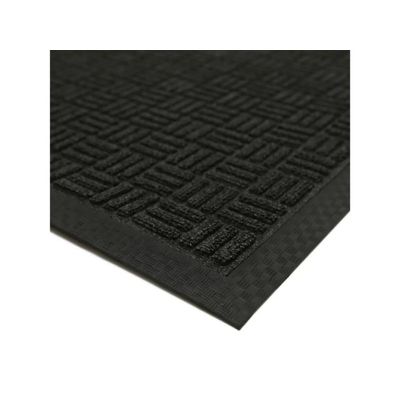 Kapazi Tapete Comercial Hidro Absorvente De Água Secar Pés Edifício Cor Preto Desenho Do Tecido Geométrico