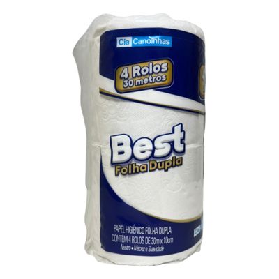 Papel Higiênico Best Folha Dupla 05 Pct C/4 Rolos Kit