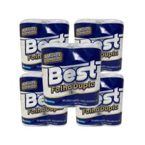 Papel Higiênico Best Folha Dupla 05 Pct C/4 Rolos Kit