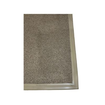 Tapete Sanitizante Kapazi Bege Com Borda 5cm 90 X 130cm