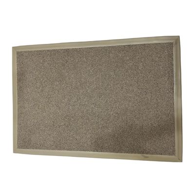 Tapete Sanitizante Kapazi Bege Com Borda 5cm 90 X 130cm