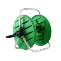 Suporte Enrolador Mangueira Jardim Giratório 60 Metros Trapp