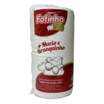 Papel Higiênico Fofinho Dupla 05 Pct C/4 Rolos Neutro