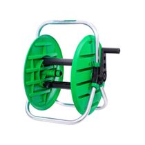 Suporte Enrolador Mangueira Jardim Giratório 60 Metros Trapp