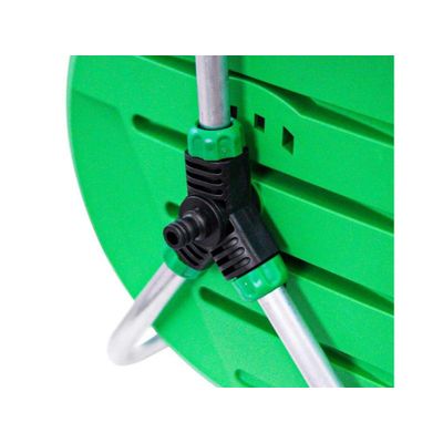 Suporte Enrolador Mangueira Jardim Giratório 60 Metros Trapp