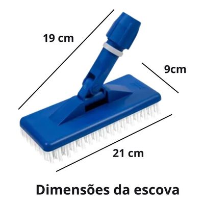 Suporte Limpa Tudo Lt Escova Macia Euro Mvse70az Bralimpia