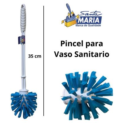 Kit Vip Santa Maria Vassoura Rodo Escovão Lavatina Sem Cabo