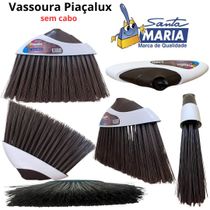 Kit Vip Santa Maria Vassoura Rodo Escovão Lavatina Sem Cabo