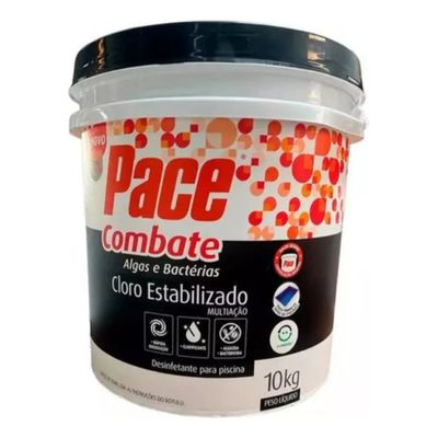 Cloro Multiação Hth 3 Em 1 Pace Combate 10kg Para Piscinas