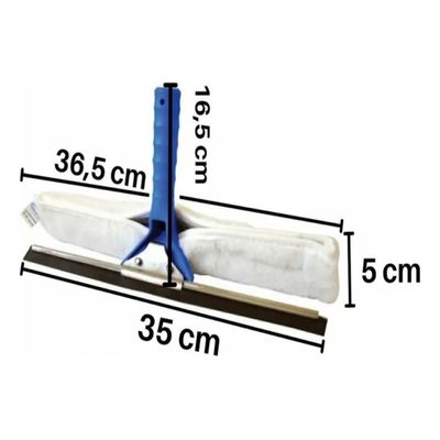 Rodo Sem Cabo Limpa Vidros Régua 35 Cm Combinado Bralimpia