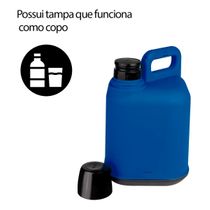 Garrafão Térmico Garrafa Camping 5 Litros Azul Mor