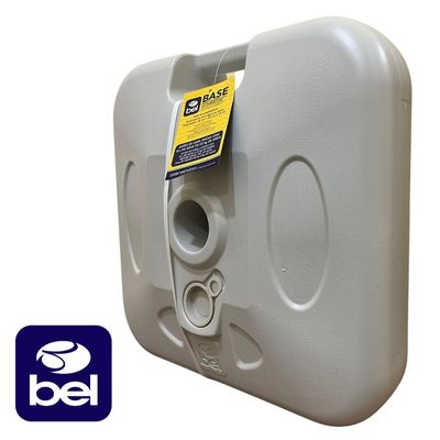 Base Branca Guarda Sol Ombrelone 22k Com Areia Ou Água Bel