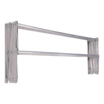 Rack De Roupas Extensível Macio Em Alumínio 120 Cm Mor