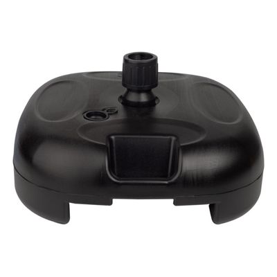 Base Para Guarda-sol Ombrelone Plástica Areia Agua Mor Preta