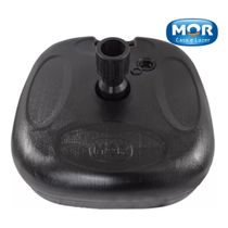 Base Para Guarda-sol Ombrelone Plástica Areia Agua Mor Preta