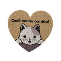 Tapete Capacho Vinil Pet Cat Cute 55cm X 60cm Kapazi