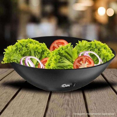 6 Tigelas Pretas 5L Saladeira Bacia Servir em Restaurantes B