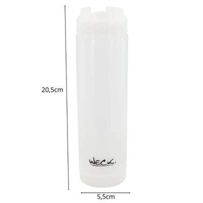 Kit 10 Bisnagas Invertida 710ml Molhos Weck Hamburgueria Restaurante Bar Profissional