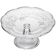 Prato para Bolo com Pé 19x9cm Vidro Cristal Lyor Suporte Torta Redondo New Butterfly