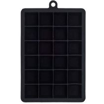 Kit 5 Formas De Gelo Silicone 24 Cubos Preto Weck Maleável Bar Restaurantes