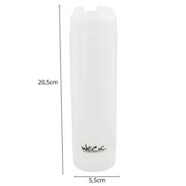 Kit 2 Bisnagas Invertidas 710ml Ketchup Maionese Profissional Hambúrguer Lanchonete Molhos