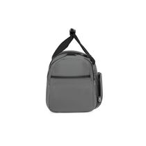Bolsa de Viagem Color Block Bolso Duplo Frontal Cinza