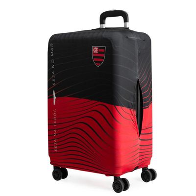 Capa de Mala Média Flamengo Rubro Negro Oficial Preto e Vermelha M / Preto-vermelho
