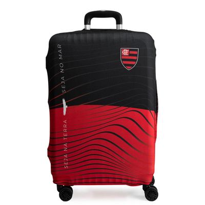 Capa de Mala Média Flamengo Rubro Negro Oficial Preto e Vermelha M / Preto-vermelho