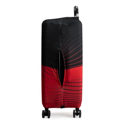 Capa de Mala Média Flamengo Rubro Negro Oficial Preto e Vermelha M / Preto-vermelho