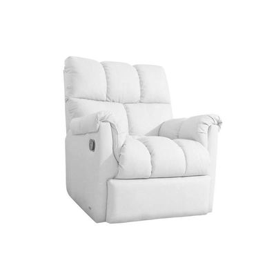 Poltrona de Amamentação Sala Reclinável Aspen Romana Zero Wall Giro e Balanço Corano Branco - Probel