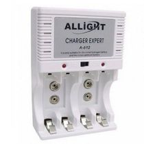 Carregador para Pilhas AA/AAA e Bateria 9V Recarregáveis Bivolt