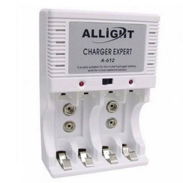 Carregador para Pilhas AA/AAA e Bateria 9V Recarregáveis Bivolt