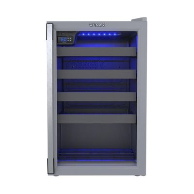 Adega de Vinhos Venax 24 Garrafas Piubella Cinza 110v