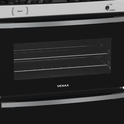 FOGAO A GAS MAXI VITREO 5 Q BRANCO GAS GLP