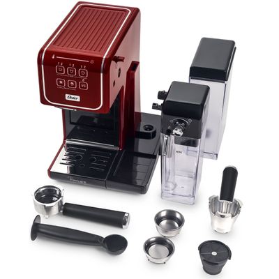 Cafeteira Espresso Oster Primalatte Touch Vermelho 110V BVSTEM6801R-017