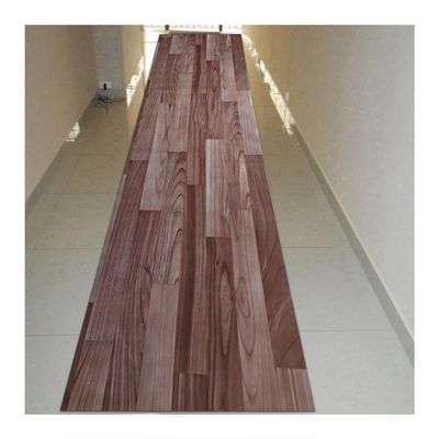 Passadeira Em Manta Vinilico Similar Laminado 0,50x5,00 Madeira Marrom Escuro