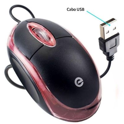 Mouse óptico Usb - Exbom