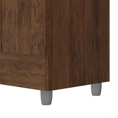 Guarda Roupa Casal 6 Portas 2 Gavetas Espelho 153 Cm Vlr Imbuia