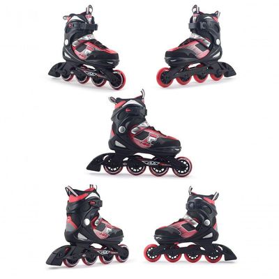 Patins Fila J-one Boy Infantil Ajustável Abec 5 P 26 Ao 30