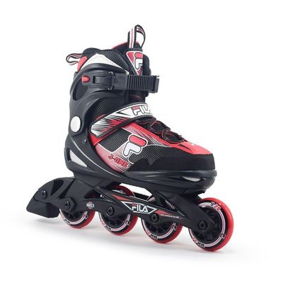 Patins Fila J-one Boy Infantil Ajustável Abec 5 P 26 Ao 30