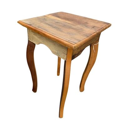 Mesa De Apoio Rústica Em Madeira Maciça – 40x65cm
